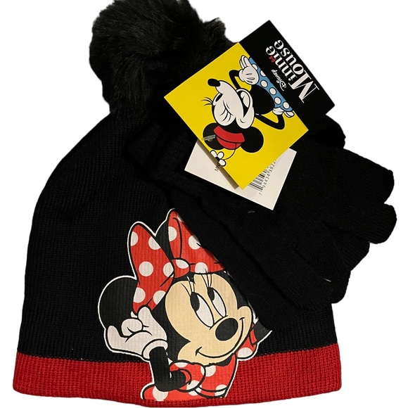 Disney’s Minnie Mouse Beanie Hat and Glove Set - Picture 4 of 8